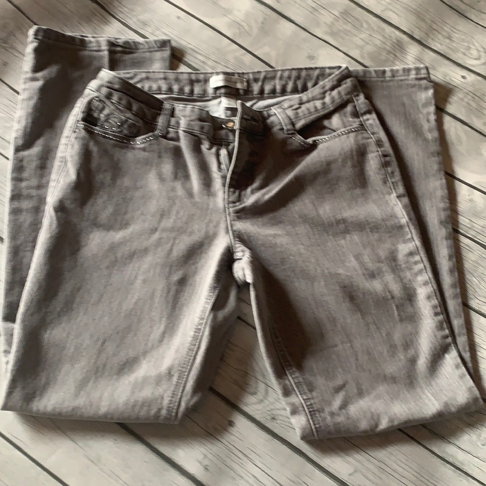 Grey dress jeans
